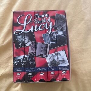 Funny World of Lucy VHS Collection- 5 VHS tapes